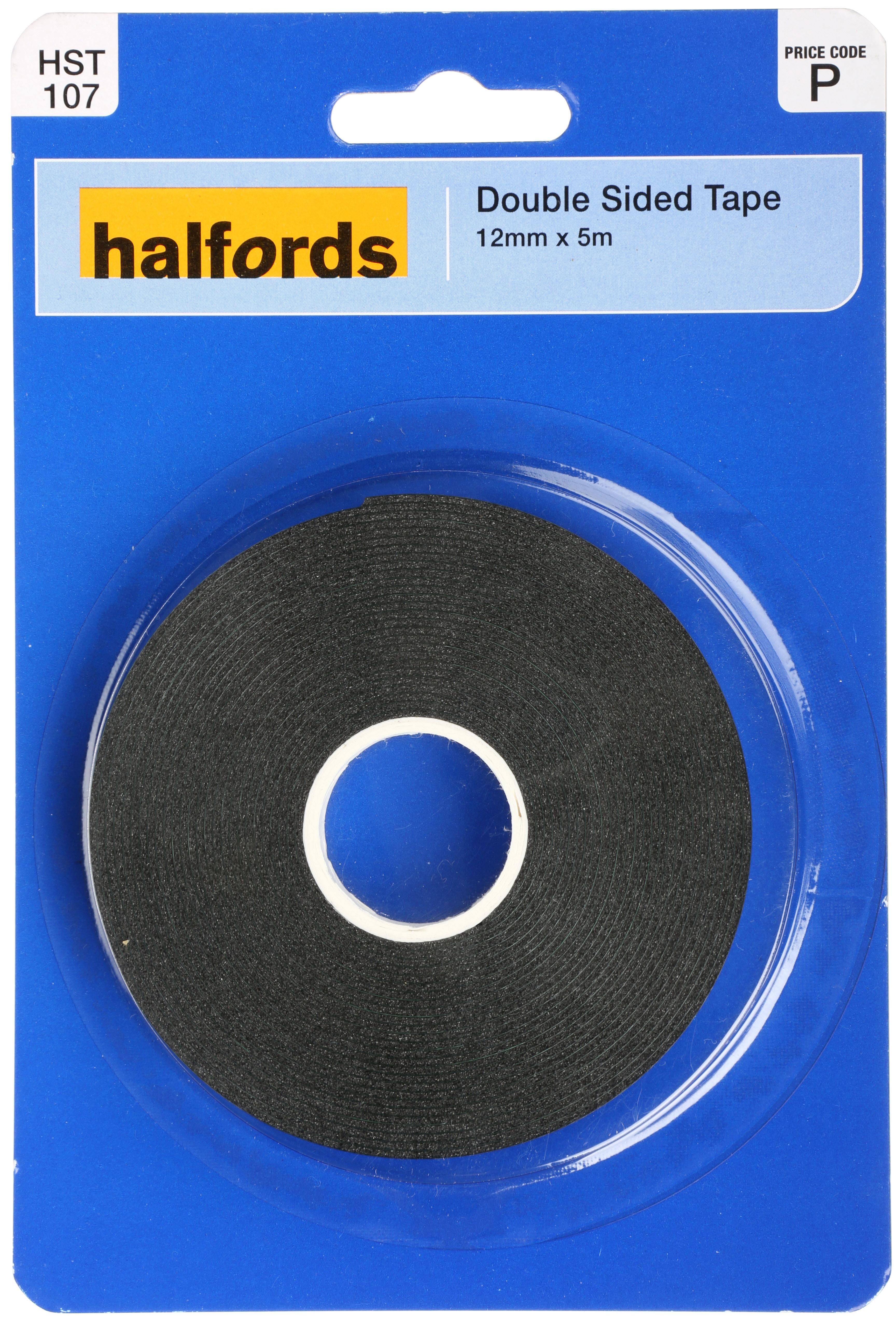 Halfords Double Sided Tape 12Mm X 5M