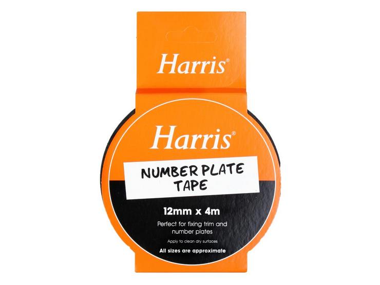 Harris Number Plate Tape (12mmx4m)