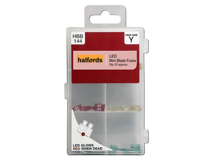 Halfords Assorted Led Mini Blade Fuses