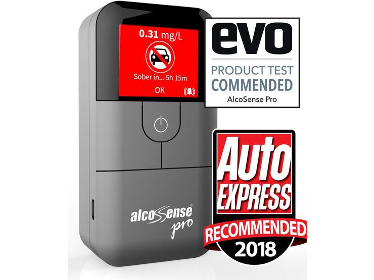 Alcosense Pro Breathalyser - Over 25 Countries