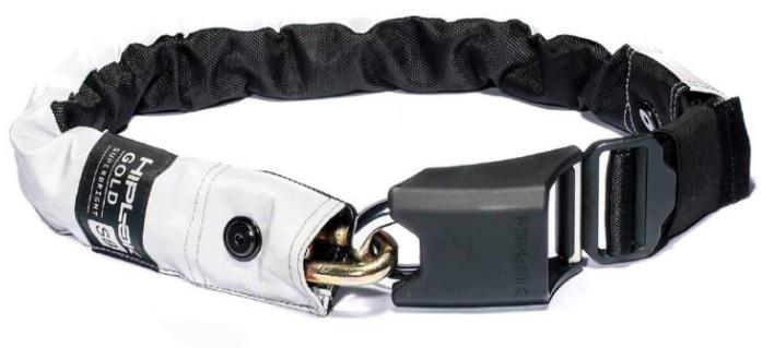 Hiplok Gold Superbright Wearable Chain Halfords UK