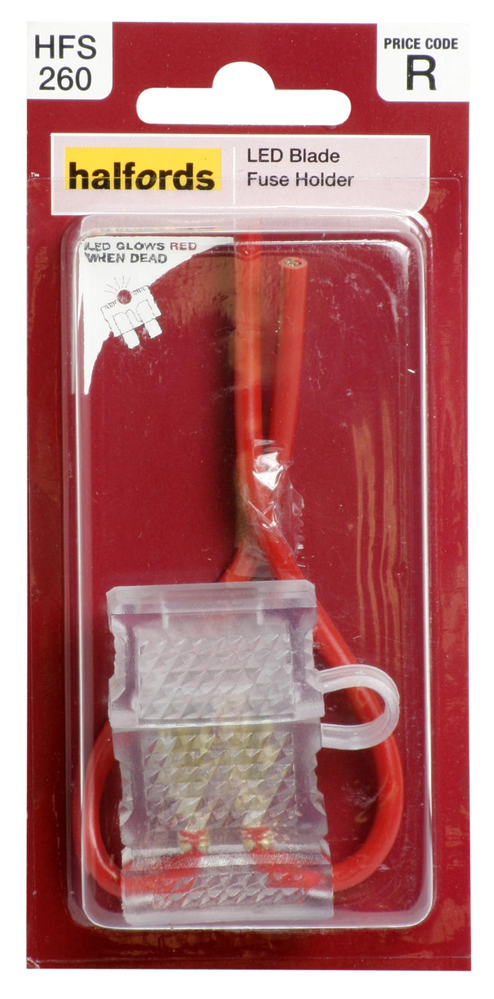 Halfords LED Blade Fuse Holder (HFS260) Halfords UK