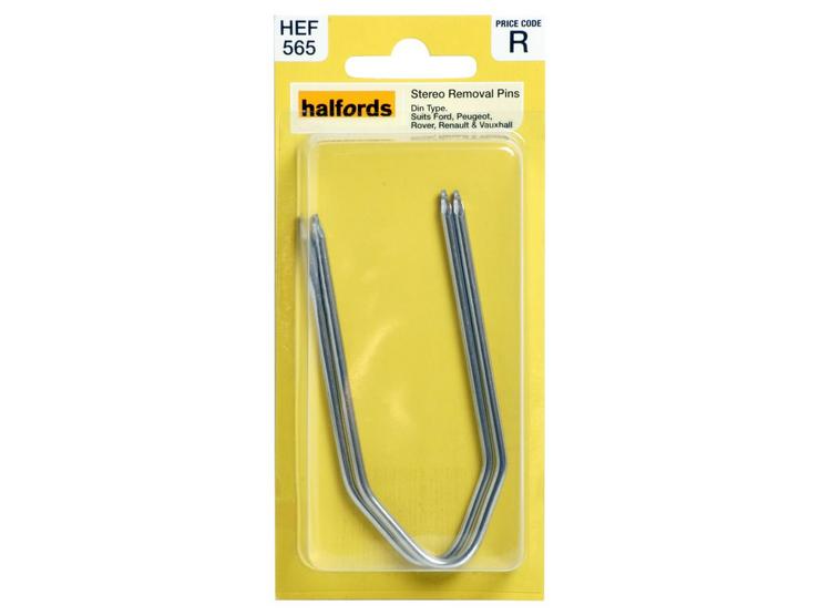 Halfords Stereo Removal Pins Din Type
