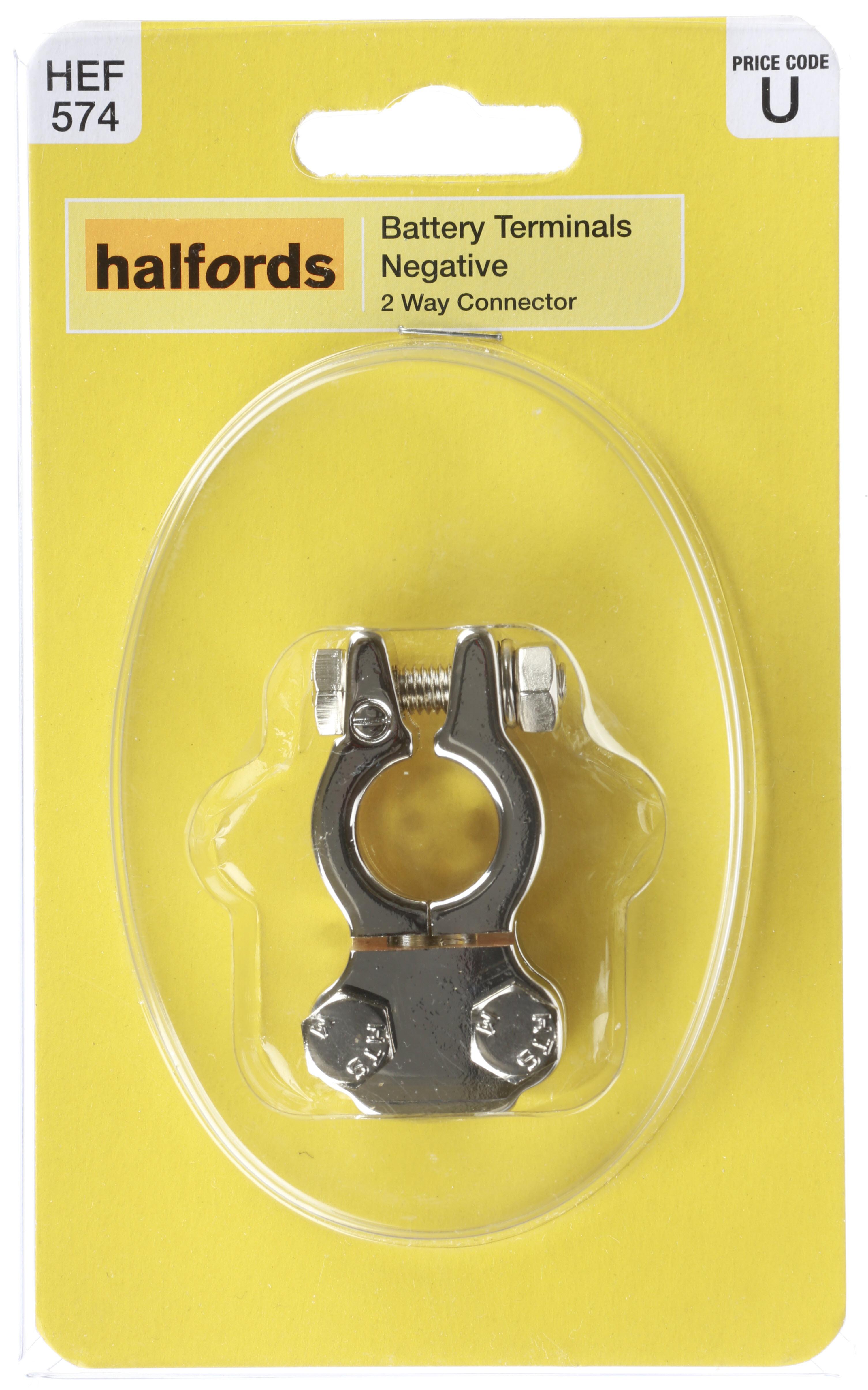 Halfords Battery Terminal Negative 2 Way Connector Halfords UK