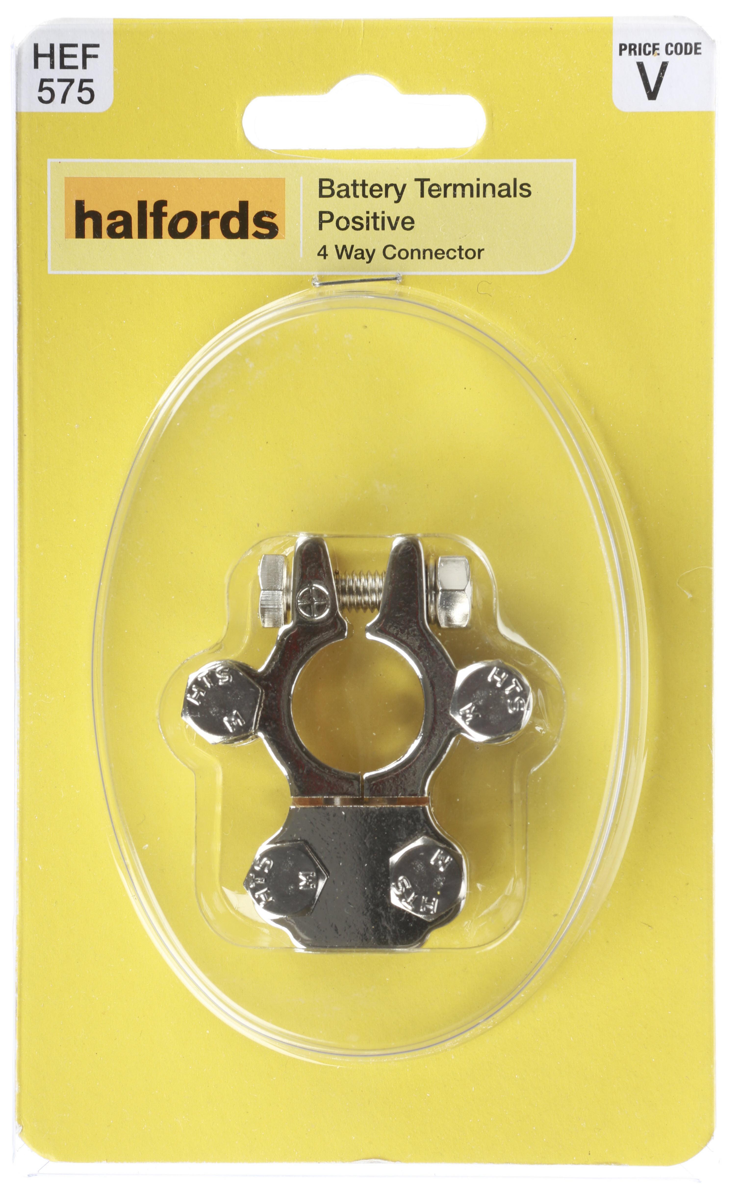 Halfords Battery Terminal Positive 4 Way Connector