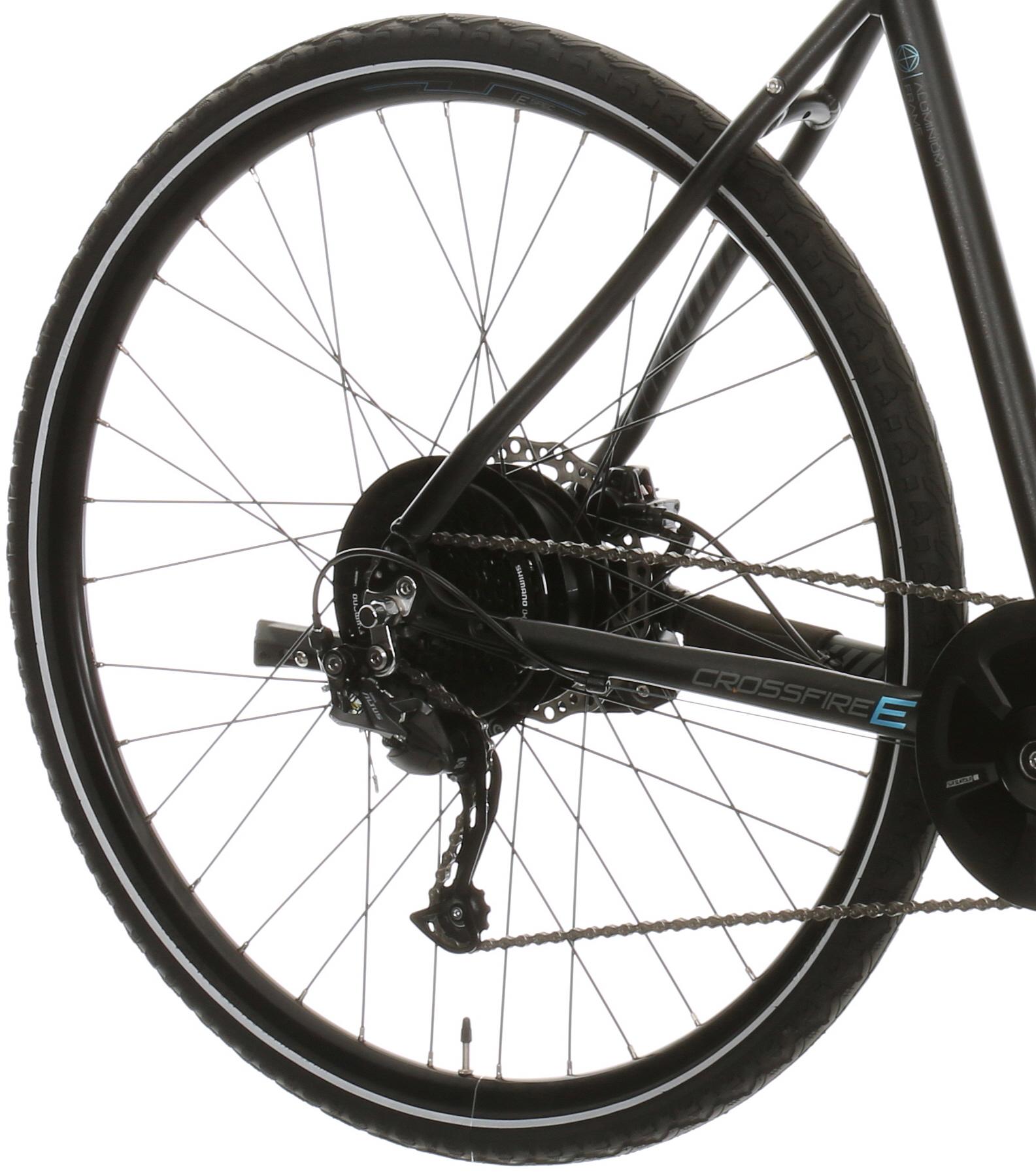 Carrera Crossfire E Mens Electric Hybrid Bike - 17", 19", 21" Frames