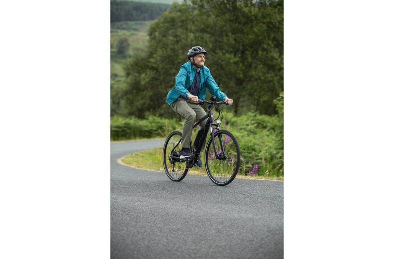 Carrera Crossfire E Mens Electric Hybrid Bike - 17", 19", 21" Frames Carrera Crossfire E Mens Electric Hybrid Bike - 17", 19", 21" Frames