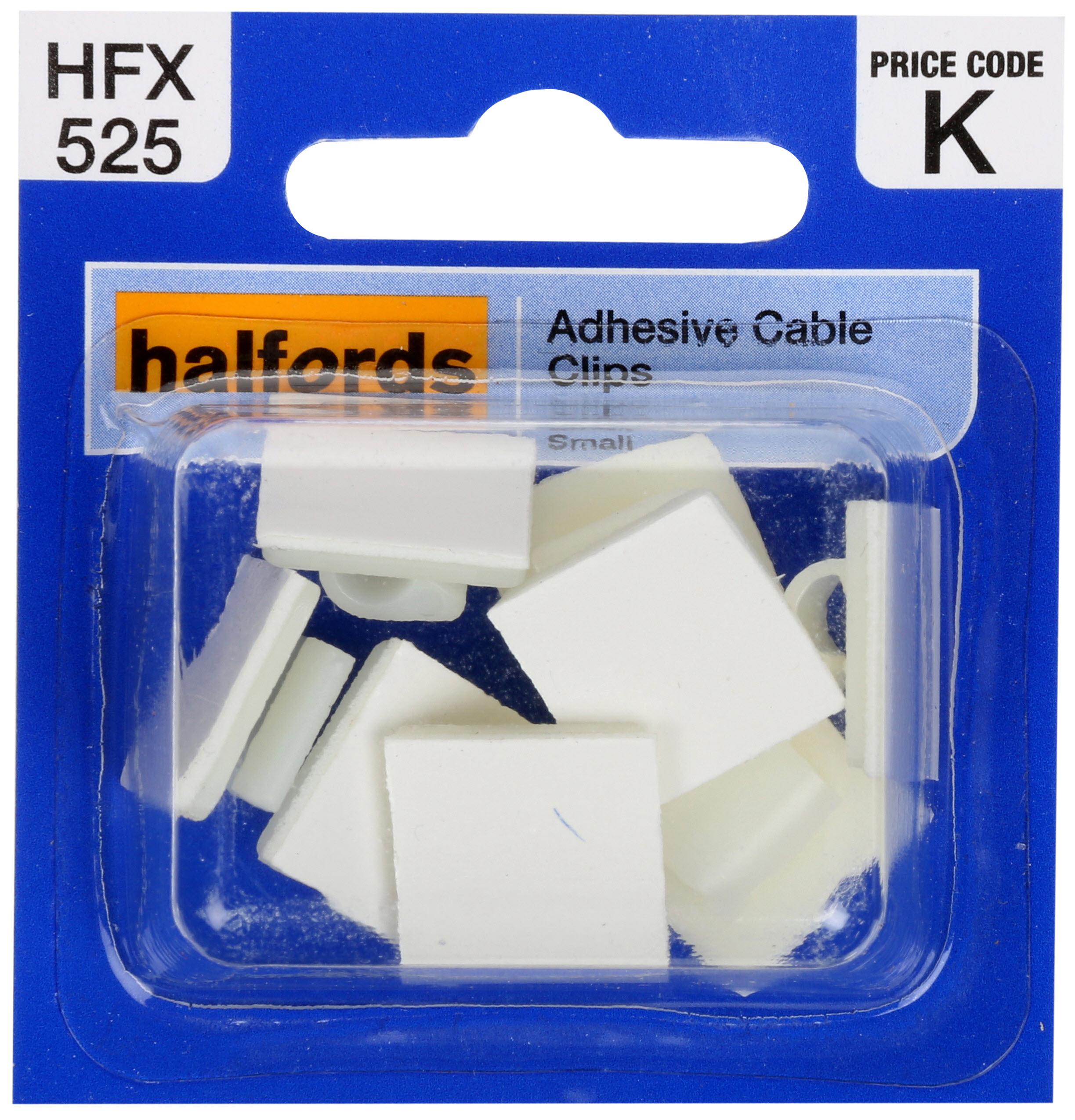 Halfords Adhesive Cable Clips