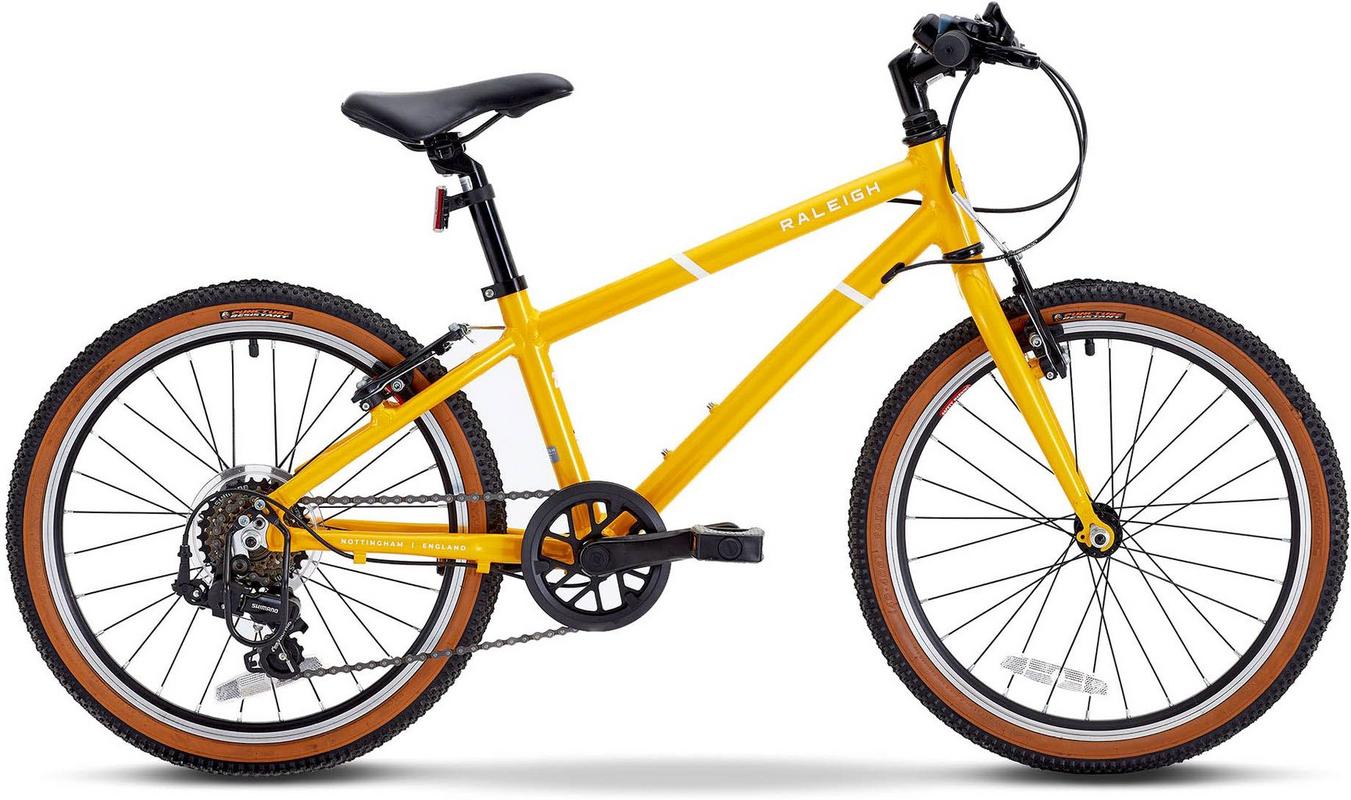 Halfords Raleigh Pop Junior Hybrid Bike - Yellow - 20 Inch Wheel | Extra 8% off for BC Members