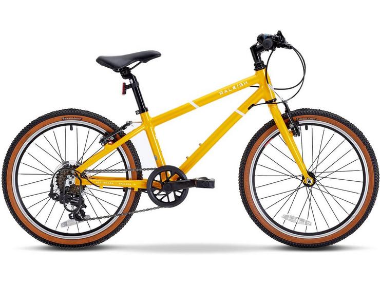 Raleigh Pop Junior Hybrid Bike - Yellow - 20" Wheel