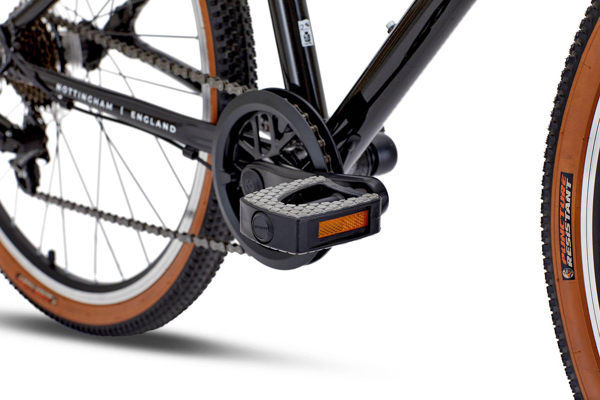 Raleigh Pop Junior Hybrid Bike - Black - 24" Wheel