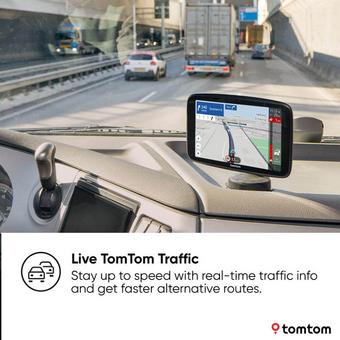 TomTom GO Discover 7 GPS Navigation Device with Traffic Congestion and  Speed Cam Alerts Thanks to TomTom Traffic, World Maps, Updates via WiFi