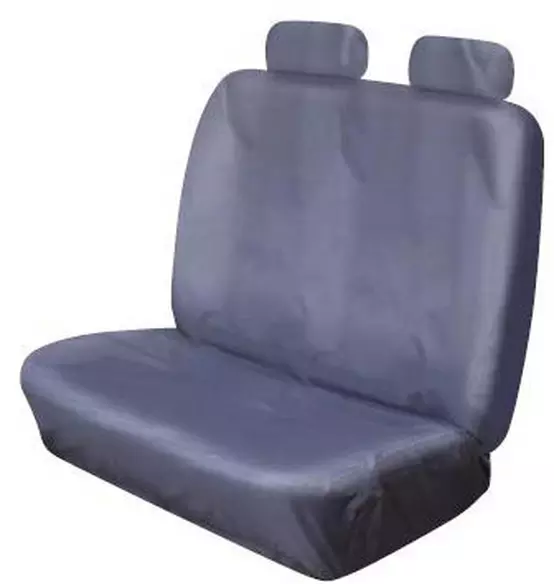 Cosmos Heavy Duty Double Front Seats Covers Grey Halfords UK