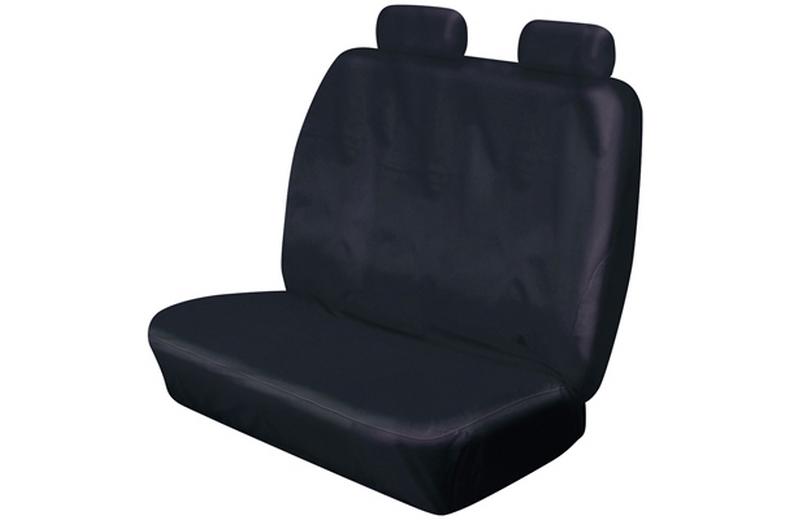 Cosmos Heavy Duty Double Front Seat Covers Black Cosmos Heavy Duty Double Front Seat Covers Black