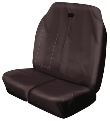 Cosmos Heavy Duty Multi Double Front Seat Covers Black