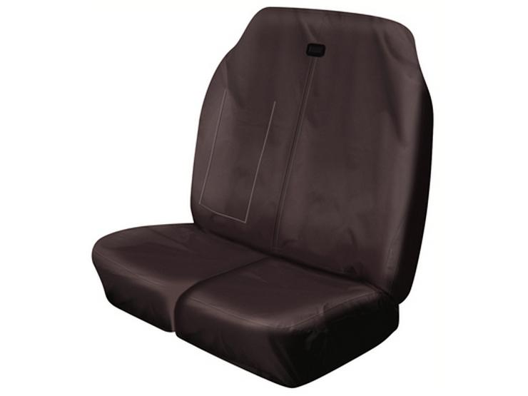 Cosmos Heavy Duty Multi Double Front Seat Covers Black