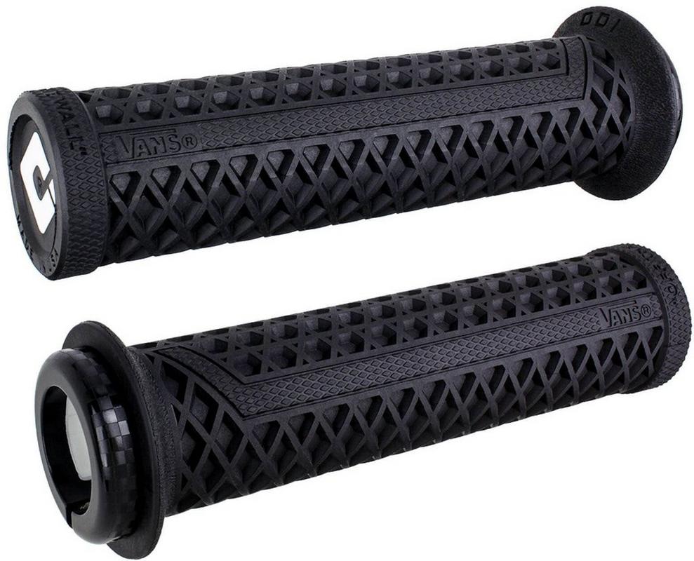 Halfords ODI Vans V2.1 Lock On Grips 135mm, Black | Extra 8% off for BC Members