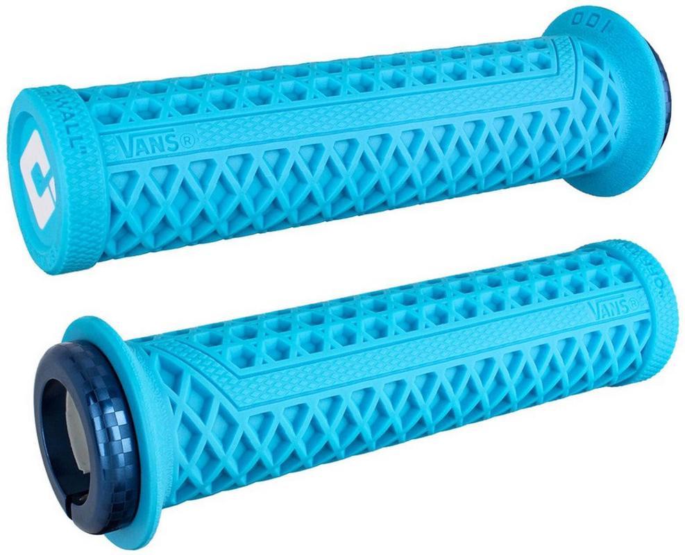 Halfords ODI Odi Vans V2.1 Lock On Grips 135Mm, Blue | Extra 8% off for BC Members