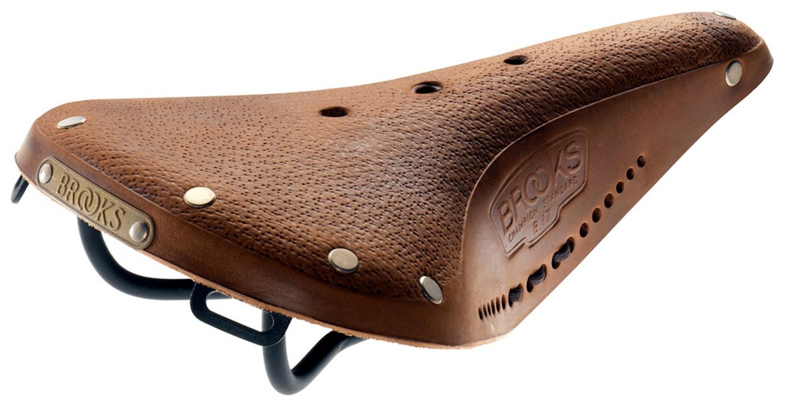 Halfords Brooks B17 Saddle W/Laces Dark Tan (W) | Extra 8% off for BC Members