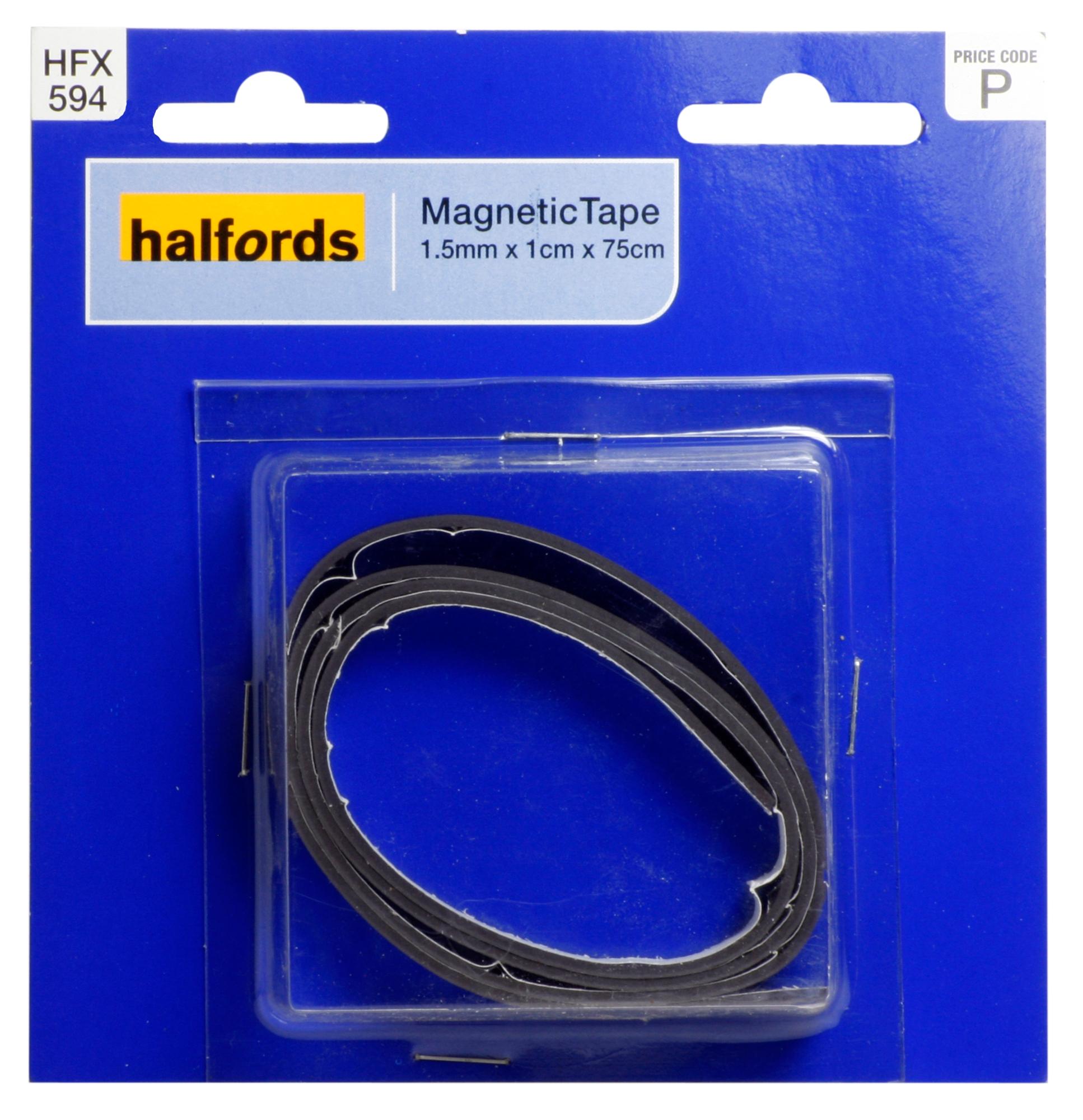 Halfords Magnetic Tape 75Cm X 1Cm X 1.5Mm