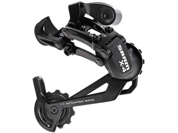 SRAM X4 7/8/9 Speed Rear Derailleur, Black