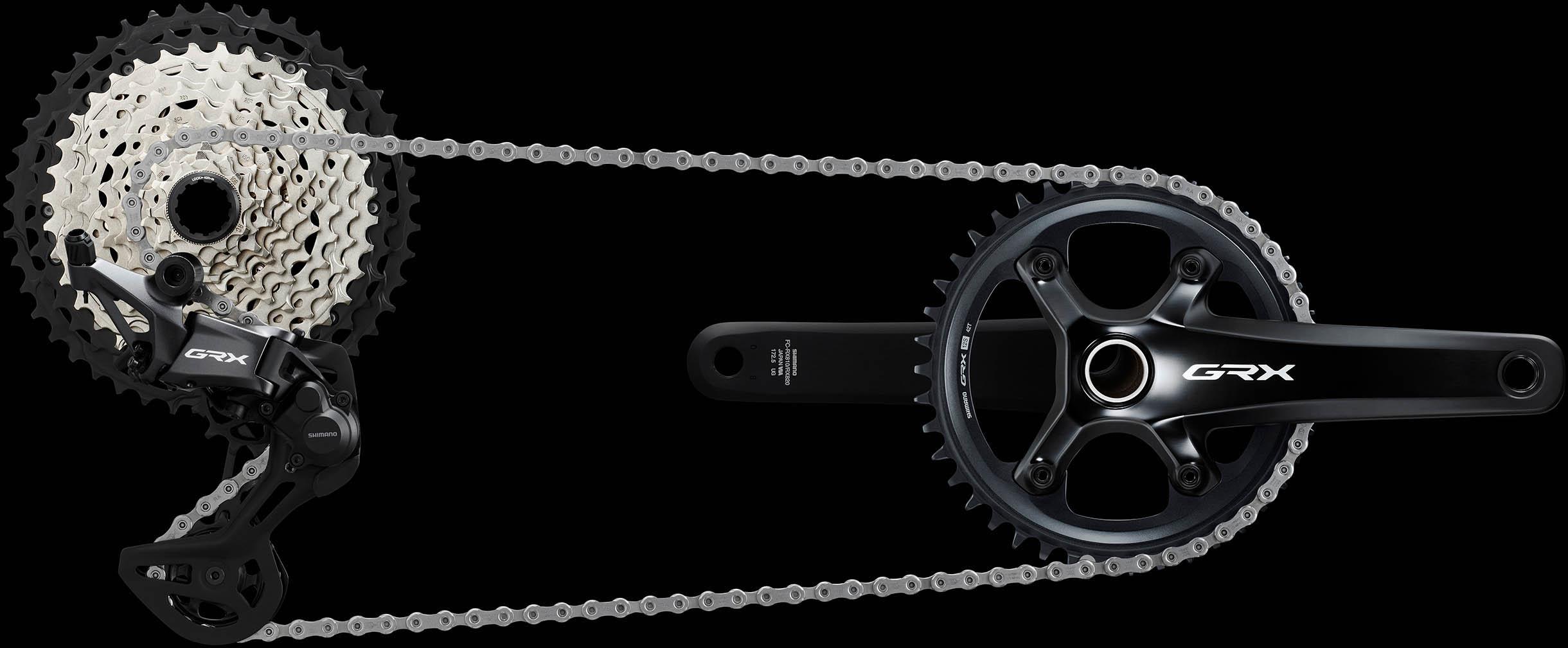 SHIMANO リアディレイラー　GRX RD-RX822-GS 12S Shimano GRX RD-RX822 12 Speed Rear Derailleur, GS - Max 45T