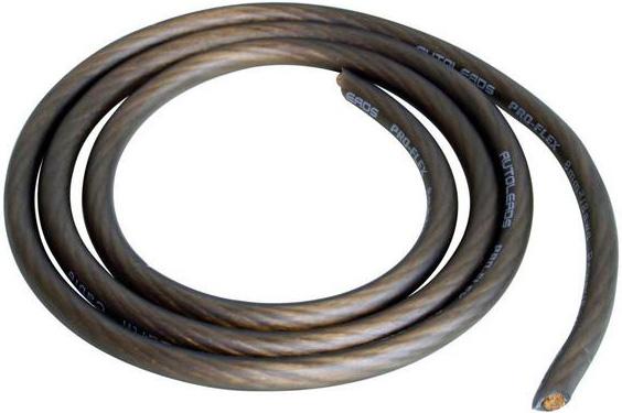 Proflex 8Mm/8Awg Black Earth Cable 1M