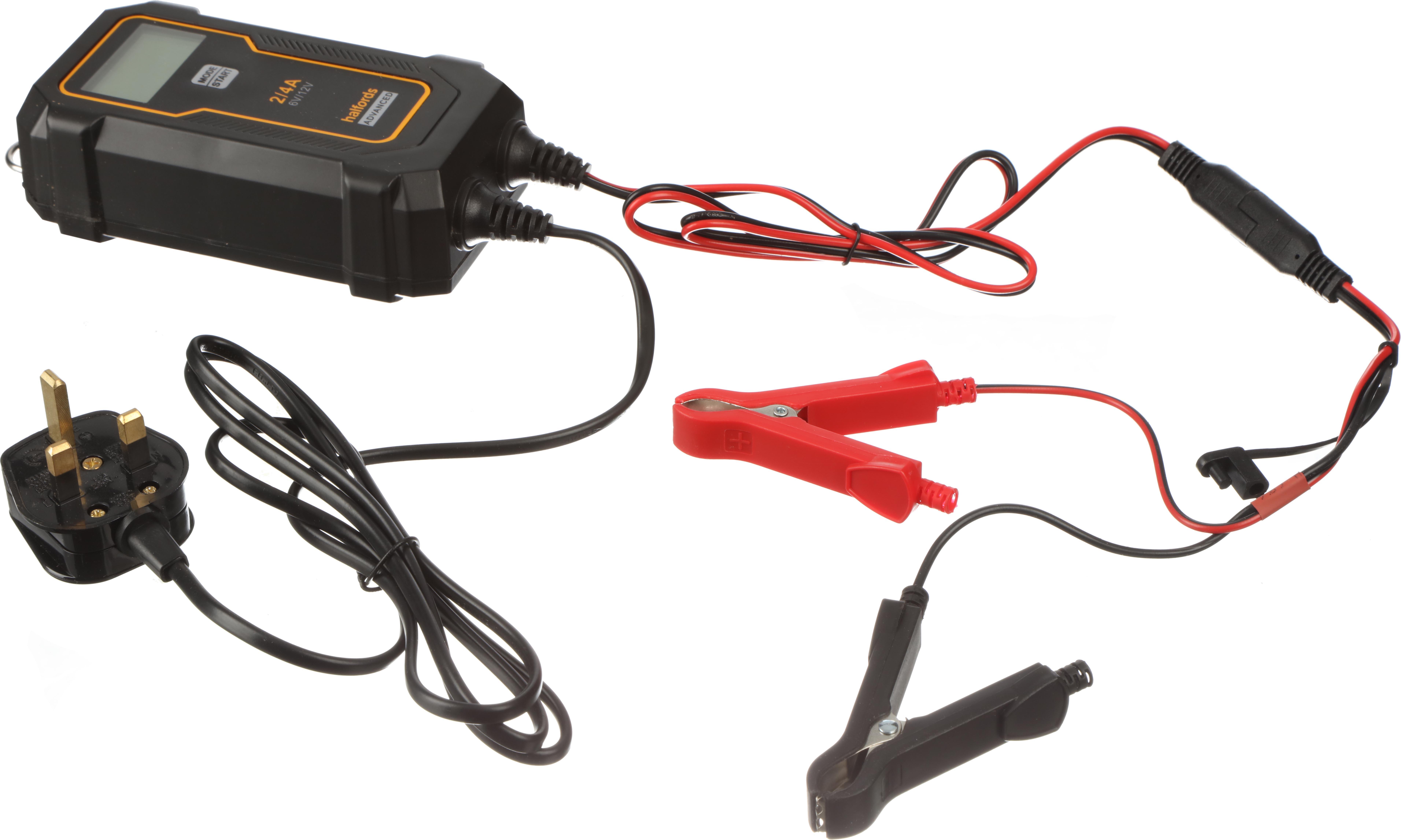 Halfords Advanced 4A Motorcycle Smart Charger