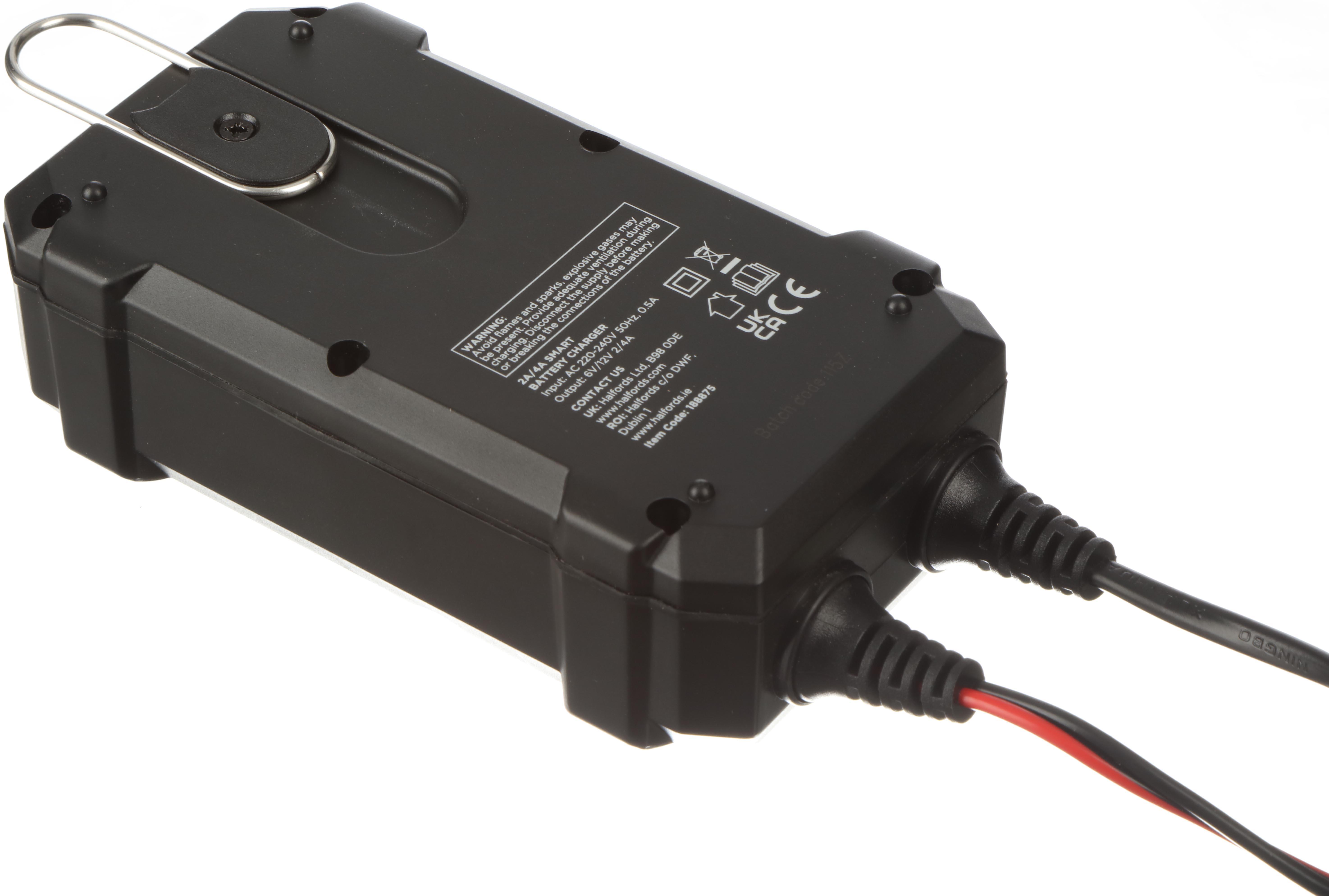 Halfords Advanced 4A Motorcycle Smart Charger