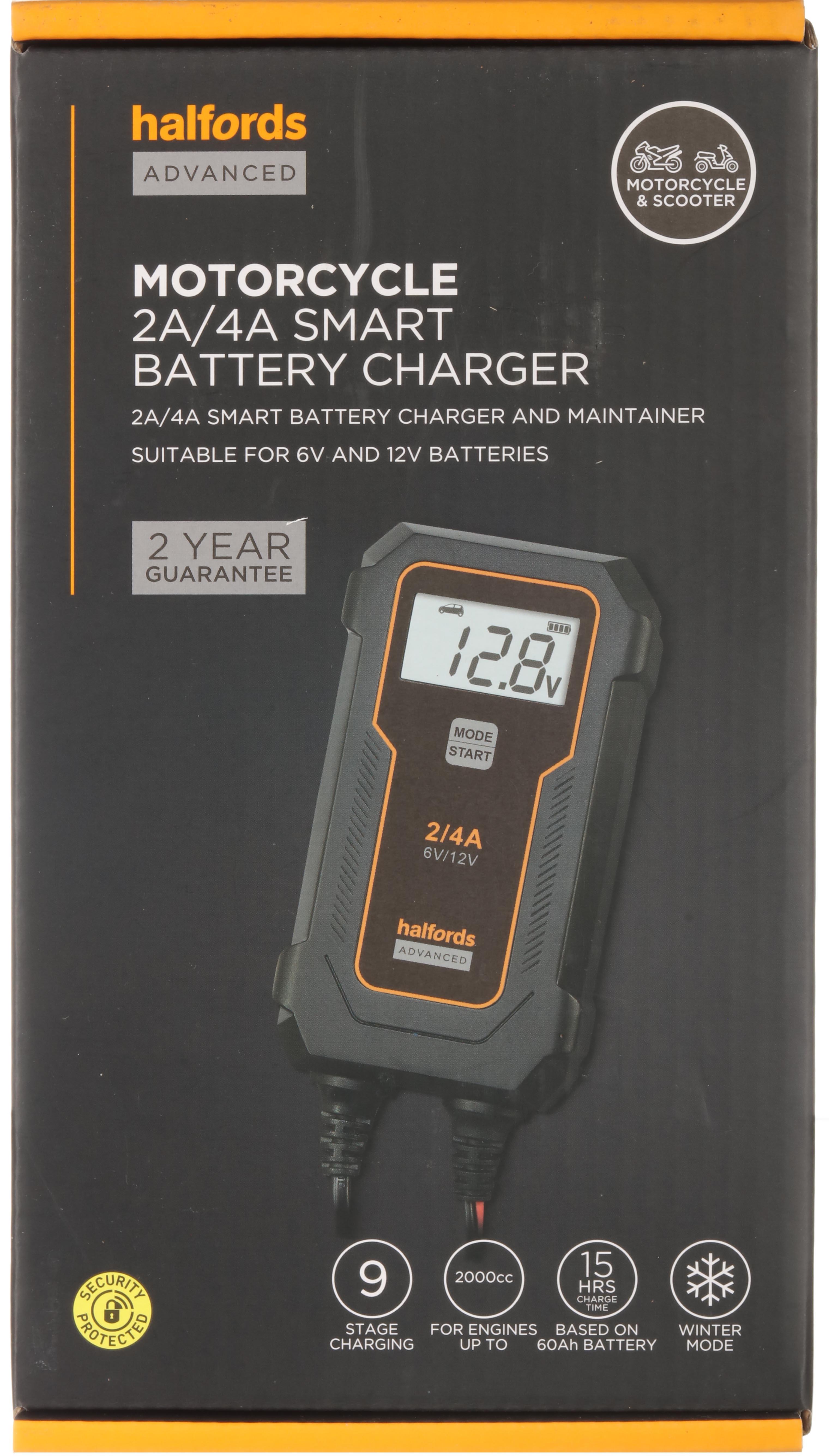 Halfords Advanced 4A  Smart Charger