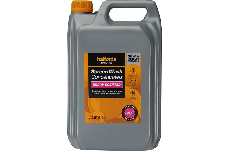 Halfords -10 Concentrate Berry Screenwash 5L Halfords -10 Concentrate Berry Screenwash 5L