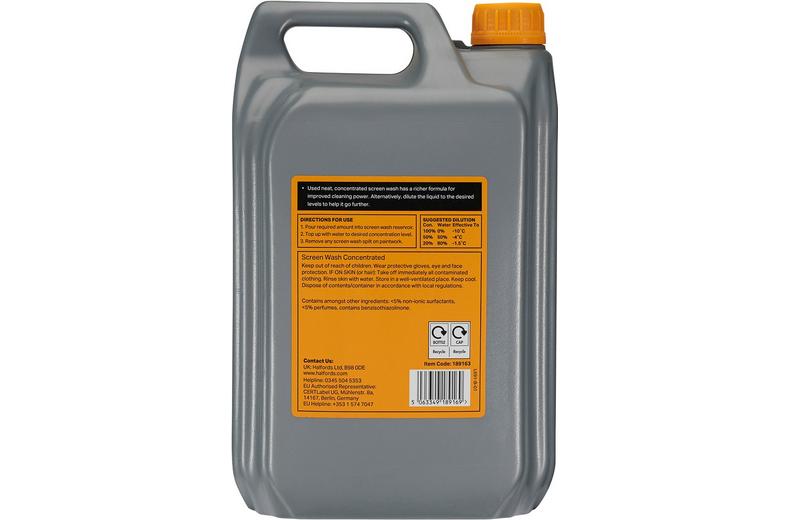 Halfords -10 Concentrate Berry Screenwash 5L Halfords -10 Concentrate Berry Screenwash 5L