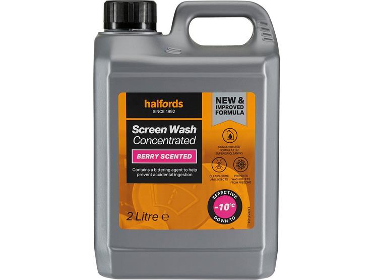 Halfords -10 Concentrate Berry Screenwash 2L