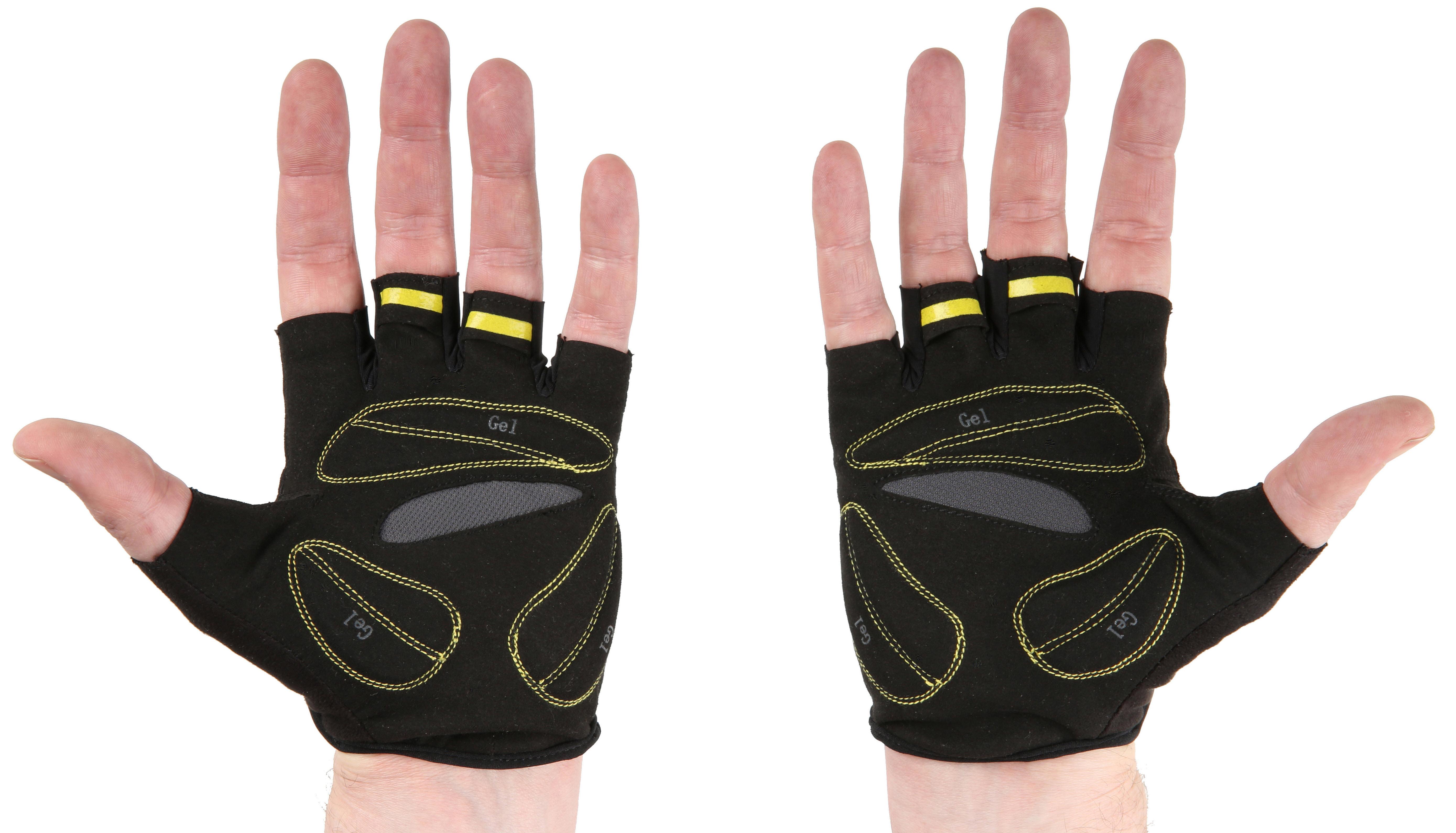 Boardman Mens Cycling Mitts - Yellow
