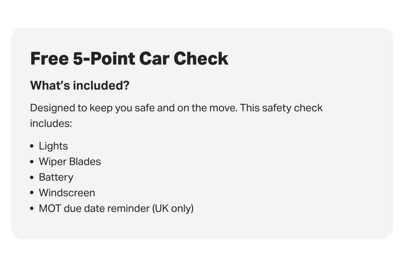 Free 5 Point Car Check Free 5 Point Car Check