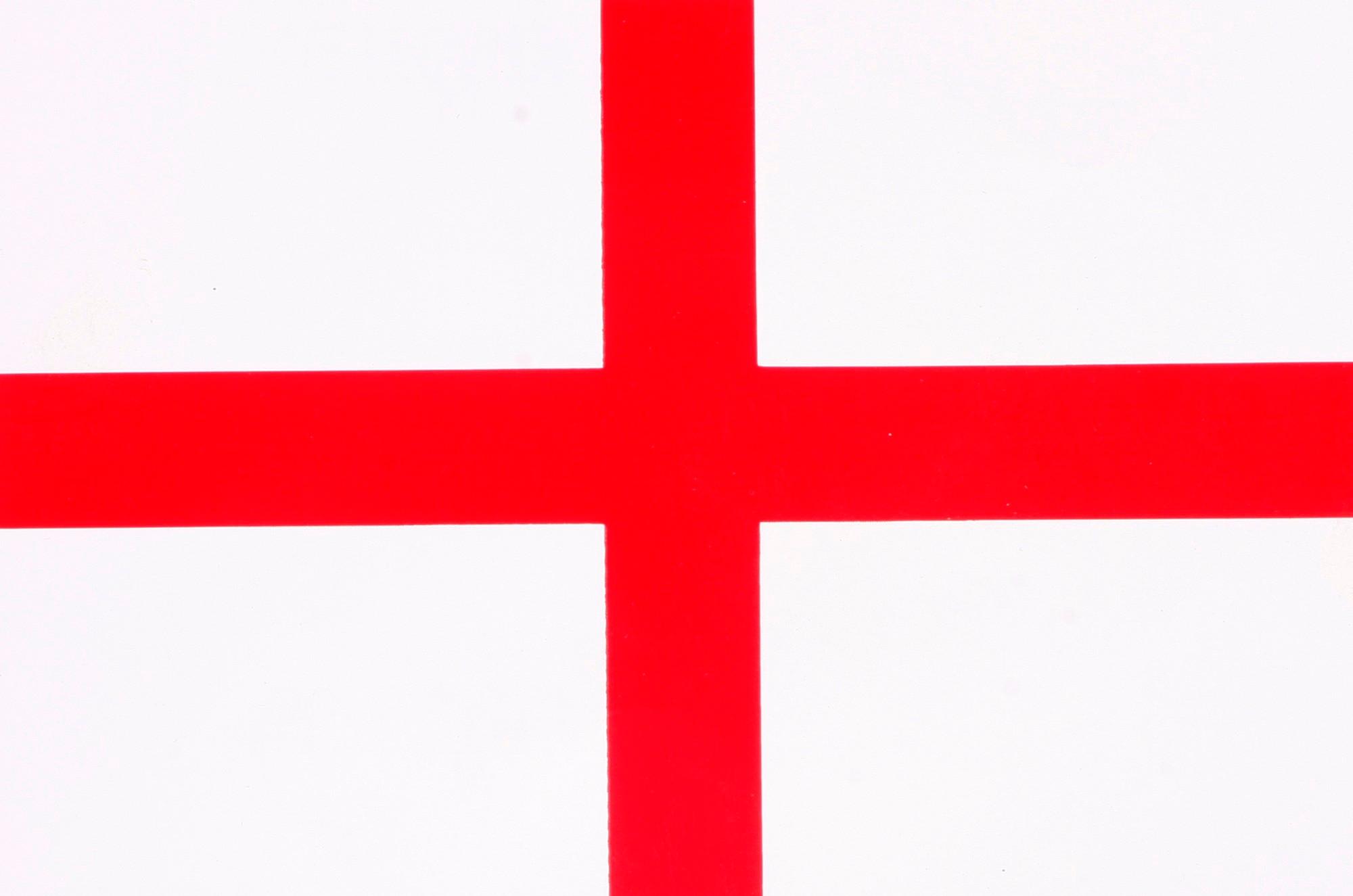 England Flag Car Sticker - Medium