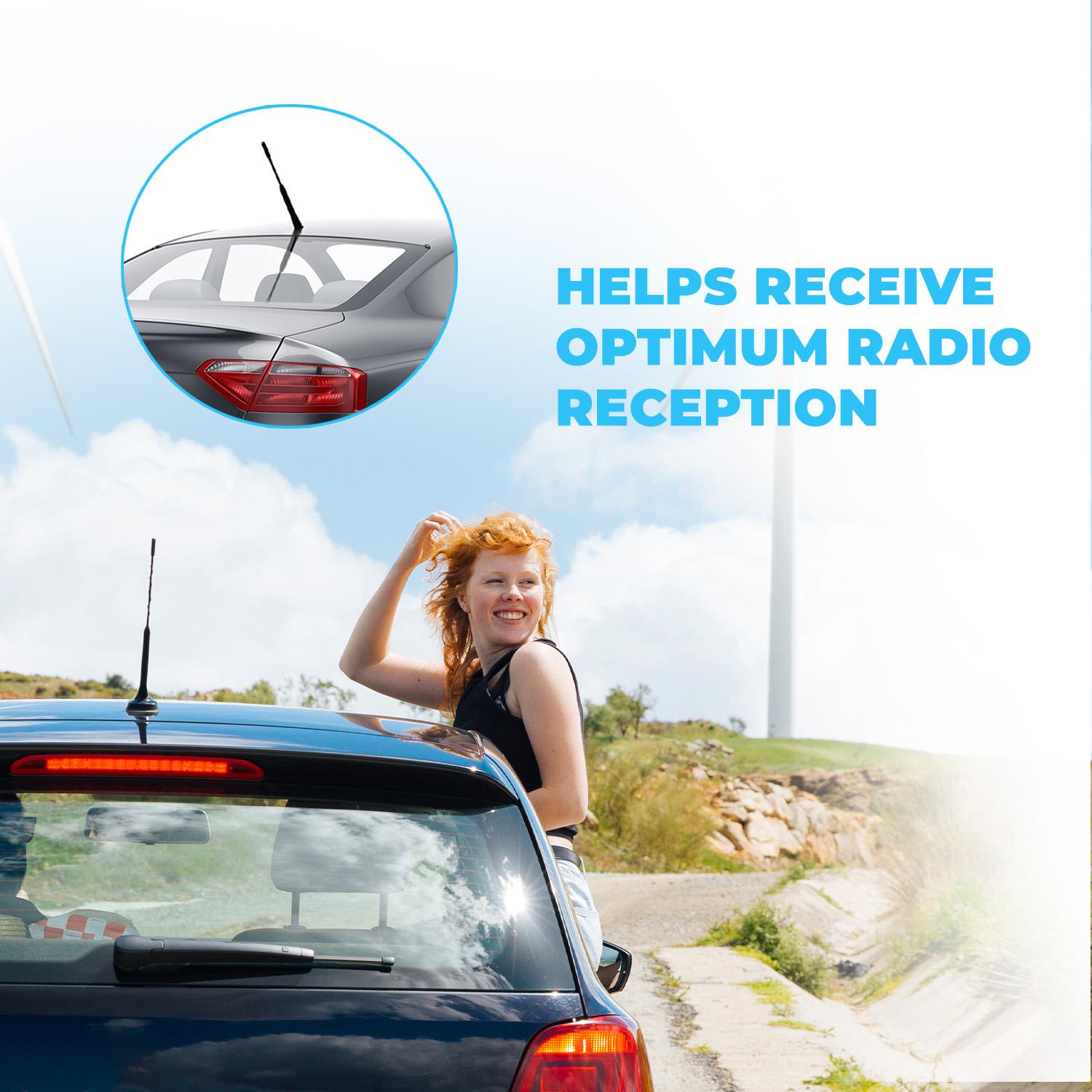 Black Aluminium Aerial