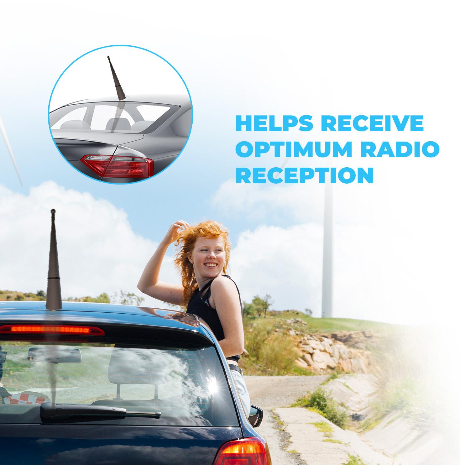 Simply Black Car Aerial 120mm