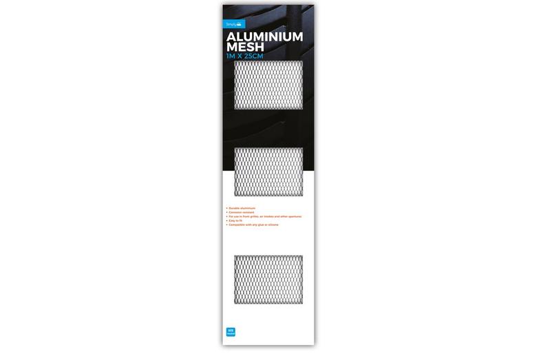 Simply Black Aluminium Mesh 1m x 0.25m Simply Black Aluminium Mesh 1m x 0.25m