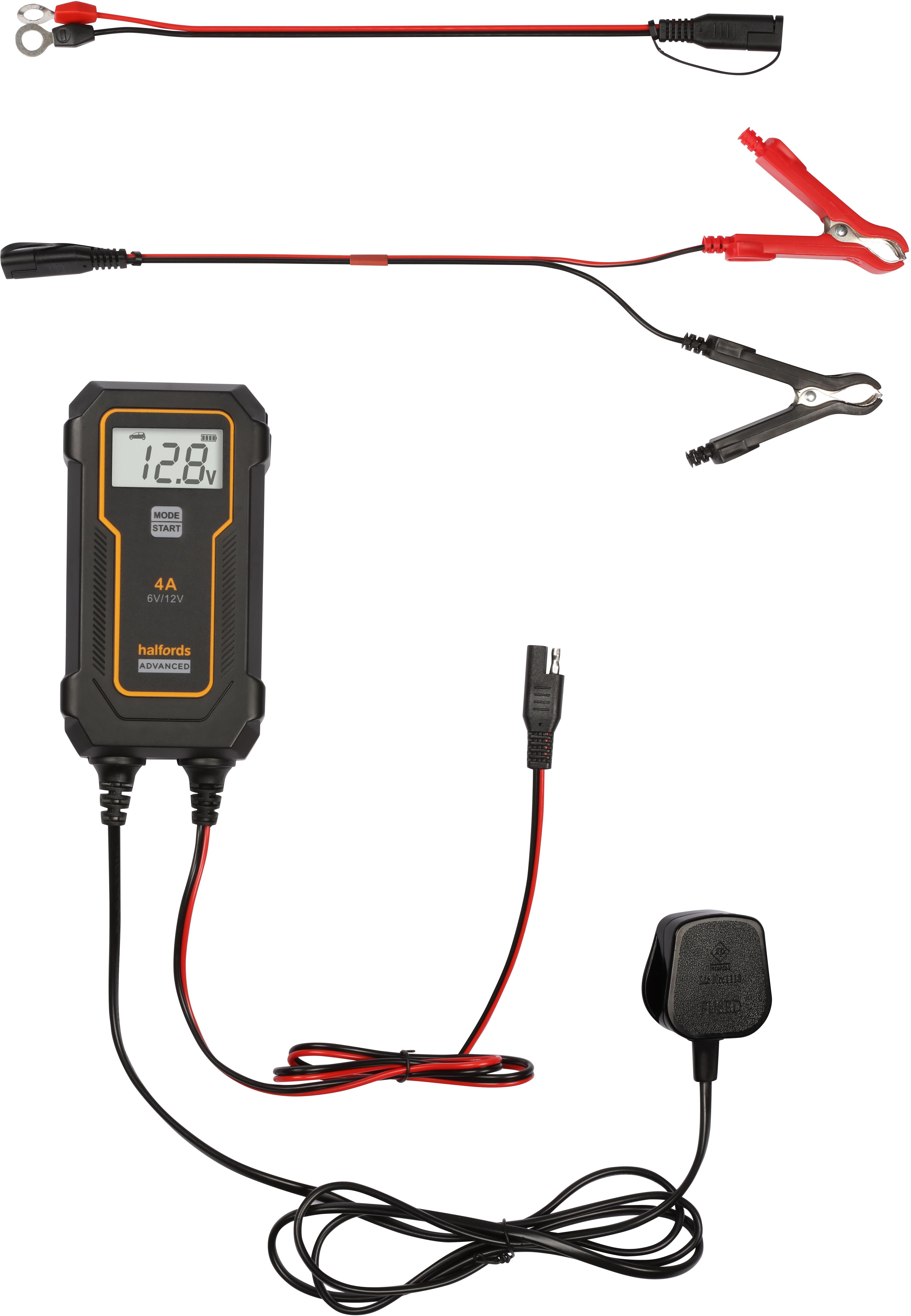 Halfords Advanced 4A  Smart Charger