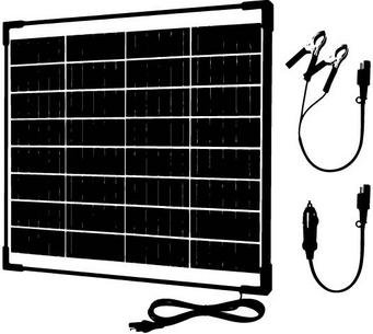 Halfords 20W Solar Maintainer