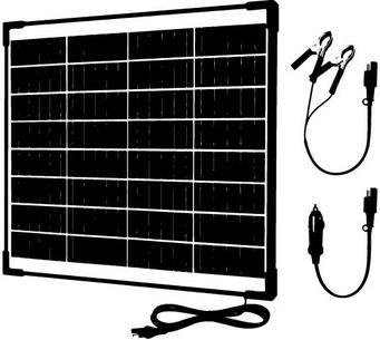 Halfords 20W Solar Maintainer