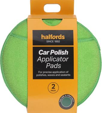 Halfords Car Polish Applicator Pads (Pack of 2)