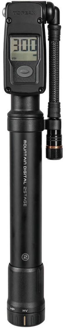 Topeak Mountain Digital Pump 2 Stage Halfords UK