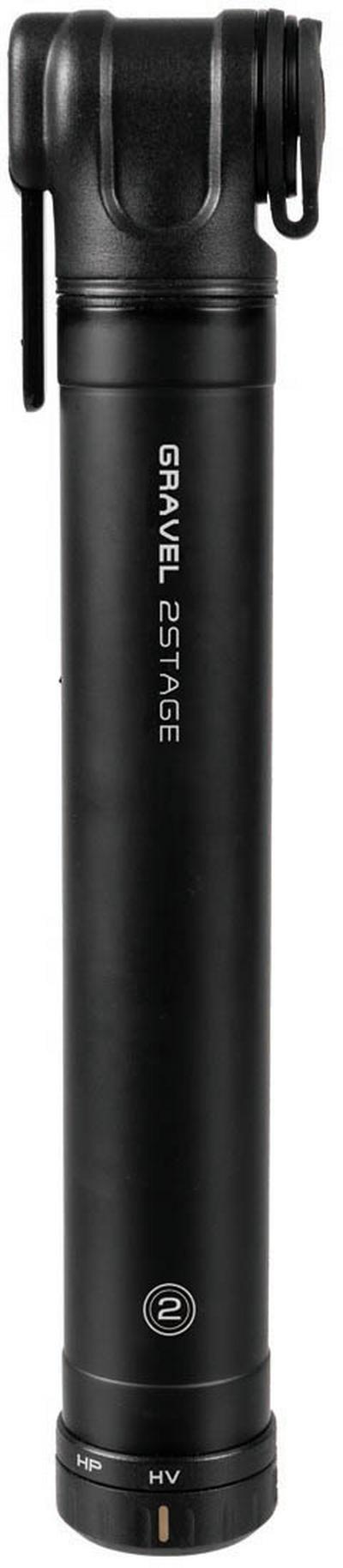 Topeak Gravel 2 Stage Mini Pump, Black