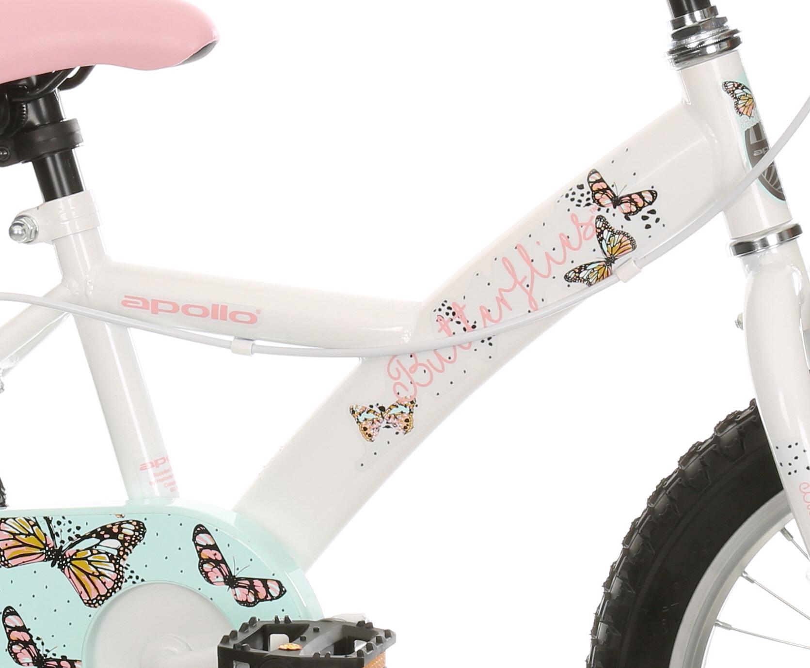 Apollo Butterflies Kids Bike - 16" Wheel | Halfords UK