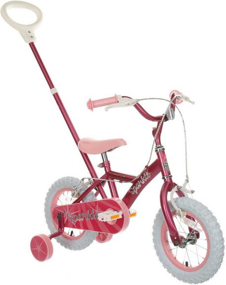 Childs bike 2025 with parent handle