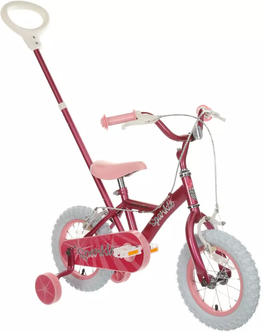 Kids bike best sale with handle