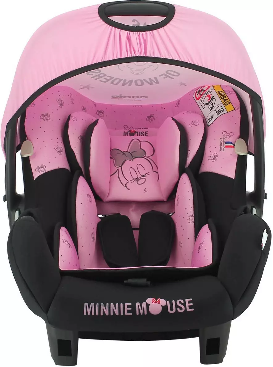 Minnie mouse 2025 car seat halfords