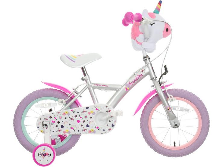 Apollo Twinkles Unicorn Kids Bike - 14" Wheel